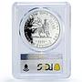 Ethiopia 5 dollars Emperor King Theodros II Politics PR69 PCGS silver coin 1972