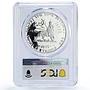 Ethiopia 5 dollars Empress Zewditu Zauditu Politics PR70 PCGS silver coin 1972
