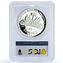 Haiti 10 gourdes Indian Chieftains Stalking Turkey PR69 PCGS silver coin 1971