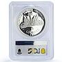 Haiti 10 gourdes Indian Chieftains Geronimo PR69 PCGS silver coin 1971