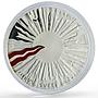 Latvia 1 lats x 3 Set State Times Values Politics proof silver coin 2006 - 2007