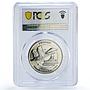 Malaysia 1 ringgit LIMA Maritime Aerospace Plane Ship MS68 PCGS CuNi coin 2003