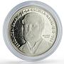 Chile 5 pesos Naval Academy 150th Anniversary Arturo Prat proof silver coin 1968