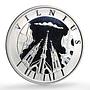 Lithuania 10 litu Vilnius Cathedrals Churches Architecture proof CuNi coin 1998