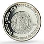 Mexico Numismatic Society Anniversary Carlos I 4 Reales silver medal coin 1971