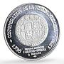 Mexico Numismatic Society Anniversary Carlos I 4 Reales silver medal coin 1971