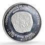 Mexico Numismatic Society Anniversary Carlos II 8 Reales silver medal coin 1971