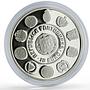 Portugal 10 euro Ibero-American Navigation Nautica Ship proof silver coin 2003