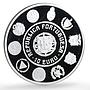 Portugal 10 euro Ibero-American Navigation Nautica Ship proof silver coin 2003