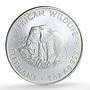 Zambia 5000 kwacha African Wildlife Elephant Fauna Matte silver coin 2000