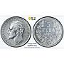 Bulgaria 5 leva King Ferdinand I Coinage KM-18 XF Details PCGS silver coin 1894