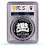 Bulgaria 1,95583 leva European Union Alphabet PR67 PCGS silver coin 2007