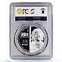 Bulgaria 10 leva Zograf Monastery Greek Church PR69 PCGS silver coin 2011