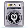 Bulgaria 25 leva Conservation Wildlife Bears Fauna PR69 PCGS silver coin 1989