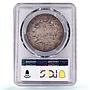 France 5 francs Emperor Napoleon I Coinage KM-694.1 XF45 PCGS silver coin 1814 A