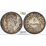 France 5 francs Emperor Napoleon I Coinage KM-694.1 XF45 PCGS silver coin 1814 A