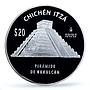 Mexico 20 pesos Chichen Itza Pyramide Kukulcan PR69 PCGS 5 oz silver coin 2012