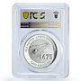 Denmark 500 kroner Ole Romer Light Speed Science PR68 PCGS silver coin 2013