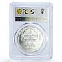 Mongolia 500 togrog Lunar Calendar Year of the Goat MS69 PCGS silver coin 2003