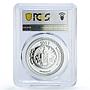 Mongolia 500 togrog Lunar Calendar Year of the Pig PR69 PCGS silver coin 1995