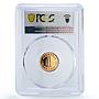 Malaysia 1 sen Republic Coinage Parliament House PR69 PCGS bronze coin 1980
