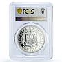 Philippines 50 piso Bataan Corregidor Battles KM-236 PL69 PCGS silver coin 1982