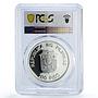 Philippines 200 piso WWF Mindoro Buffalo Bull Fauna PR68 PCGS silver coin 1987