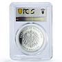 Palau 5 dollars Prussian 5 Mark Kaizer Wilhelm II PR70 PCGS silver coin 1999
