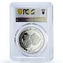 Turkiye 20 lira Ancient Cities Troya Architecture PR70 PCGS silver coin 2018