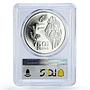 Colombia 750 pesos Conservation Hummingbird Fauna PR66 PCGS silver coin 1978