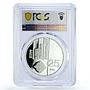 Hutt River 25 dollars George Orwell Literature X#14 MS69 PCGS silver coin 1984