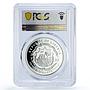 Liberia 10 dollars Ayrton Senna Formule One F1 Car PR68 PCGS silver coin 1992