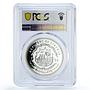 Liberia 10 dollars Revolutionary Mandela Politics PR69 PCGS silver coin 1994