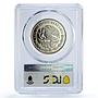 Mexico 20 pesos Mayan Culture Jugador De Pelota KM-486 PR68 PCGS CuNi coin 1982