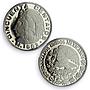 Mexico 50 centavos Aztec Chief Cuauhtemoc KM-452 PR70 PCGS silver coin 1983