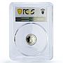 Malaysia 5 sen Republic Coinage Parliament House PR70 PCGS CuNi coin 1980