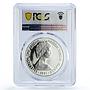 British Virgin Islands 1 dollar Frigate Birds KM-6a PR69 PCGS silver coin 1981