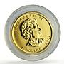 Canada 1 dollar 1/20 oz GML Bullion Maple Leaf 25th Anniversary gold coin 2004