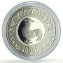 China 10 yuan Lunar Calendar Year of the Rooster Colored proof silver coin 2005