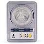 Mexico 1 onza Libertad Angel of Independence MS67 PCGS silver coin 1998