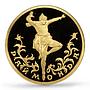 Russia 25 roubles History Culture Ballet Raymonda Y#697 PR69 PCGS gold coin 1999