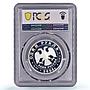 Russia 1 rouble Conservation Red Book Forest Cat PR69 PCGS silver coin 2004