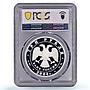 Russia 3 roubles Protect Our World Reindeer Fauna PR69 PCGS silver coin 2004