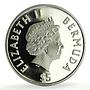 Bermuda 5 dollars Fitted Dinghy Racing 100th Anniversary Ships silver coin 2003