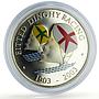 Bermuda 5 dollars Fitted Dinghy Racing 100th Anniversary Ships silver coin 2003