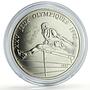 Congo 100 francs Barcelona Summer Olympic Games Hurdling CuNi coin 1991