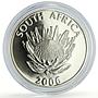 South Africa 1 rand Desmond Tutu Nobel Prize Politics silver coin 2006