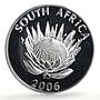 South Africa 1 rand Desmond Tutu Nobel Prize Politics silver coin 2006