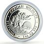 Somalia 100 shillings African Wildlife Elephant Fauna proof silver coin 2009