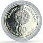 Uzbekistan 100 som x 4 Set Great Ancestors Historic Persons silver coins 1999